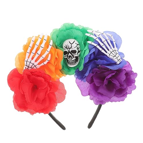 POPETPOP Halloween Haarband Lustiges Stirnband mit Skelett Design Vielseitige Dekoration für Erwachsene für Kostümpartys und Halloween Events POPETPOP Halloween Haarband Lustiges Stirnband mit Skelett Design Vielseitige Dekoration für Erwachsene für Kostümpartys und Halloween Events von POPETPOP