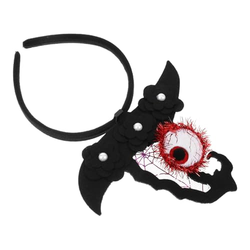 POPETPOP Halloween Haarreif Augenball Hexenhut Stirnband Weiches Material Komfortabel Festliche Party Deko Frauen Cosplay Accessoire POPETPOP Halloween Haarreif Augenball Hexenhut Stirnband Weiches Material Komfortabel Festliche Party Deko Frauen Cosplay Accessoire von POPETPOP