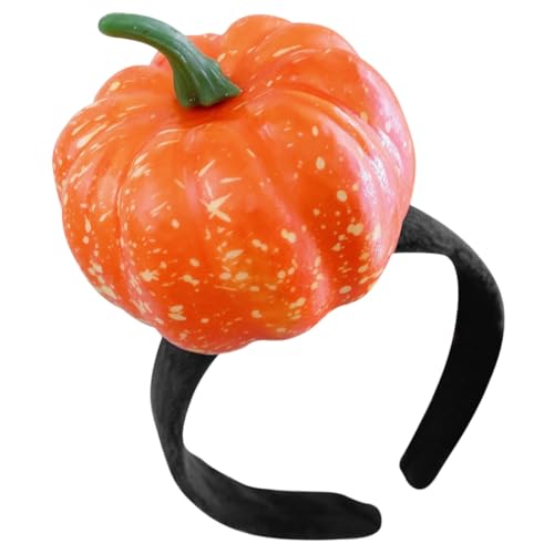 POPETPOP Halloween Haarreif Kürbisstil Leichter Haarschmuck für Erwachsene Farbenfroher Kopfschmuck für Kostüm und Themenpartys Einfach zu Tragen Reinigen für Halloween und Cosplay Events von POPETPOP