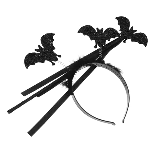 POPETPOP Halloween Haarreifen Teilig mit Flexiblem Leichtem Stirnband und Dekorativem Zauberstab für Frauen und Mädchen Bequemes Cosplay Party Zubehör für Kostümfest Fotografie und von POPETPOP