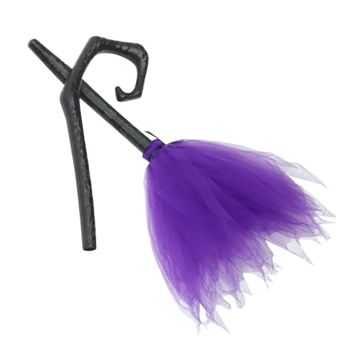 POPETPOP Halloween Hexenbesen Abnehmbarer Kunststoffbesen für Gruselige Deko und Partyaccessoires für Halloween Feiern und Kostümpartys POPETPOP Halloween Hexenbesen Abnehmbarer Kunststoffbesen für Gruselige Deko und Partyaccessoires für Halloween Feiern und Kostümpartys von POPETPOP