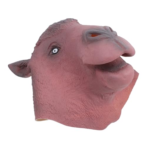 POPETPOP Halloween Kamel Kopfmaske Vollgesicht Tierkopf Kostüm Maske Lustiges Party Cosplay Zubehör für Erwachsene Karneval Fasching POPETPOP Halloween Kamel Kopfmaske Vollgesicht Tierkopf Kostüm Maske Lustiges Party Cosplay Zubehör für Erwachsene Karneval Fasching von POPETPOP