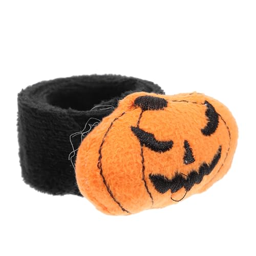 POPETPOP Halloween Kürbis Slap Armband Kreatives Handgelenkspielzeug für Partys Karneval und Halloween Deko Sicher und Bequem für Erwachsene von POPETPOP