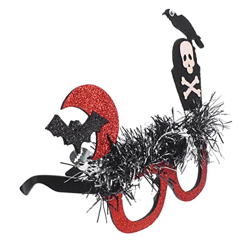 POPETPOP Halloween Spaßbrille Fleece Lustiger Rahmen für Kostümparty Accessoires für Foto Props Kreative Halloween Dekoration für Jungen POPETPOP Halloween Spaßbrille Fleece Lustiger Rahmen für Kostümparty Accessoires für Foto Props Kreative Halloween Dekoration für Jungen von POPETPOP