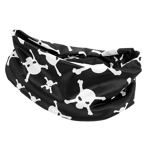 POPETPOP Halloween Stirnband mit Elastischem Atmungsaktivem Schweißband Skull Design für Yoga Laufen und Fitness Komfortabler Sport Haarreif für Halloween Kostüm Party und Karneval POPETPOP Halloween Stirnband mit Elastischem Atmungsaktivem Schweißband Skull Design für Yoga Laufen und Fitness Komfortabler Sport Haarreif für Halloween Kostüm Party und Karneval von POPETPOP