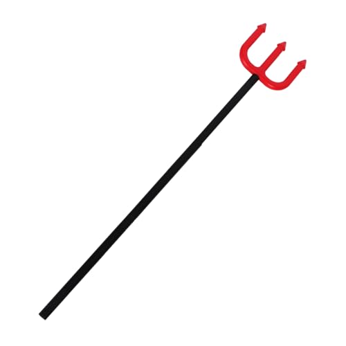 POPETPOP Halloween Teufelsgabel Cosplay Requisite aus Robustem Kunststoff mit Glattem Griff für Karneval Bühnenauftritte und Maskeraden Roter für Erwachsene und Partydekoration POPETPOP Halloween Teufelsgabel Cosplay Requisite aus Robustem Kunststoff mit Glattem Griff für Karneval Bühnenauftritte und Maskeraden Roter für Erwachsene und Partydekoration von POPETPOP