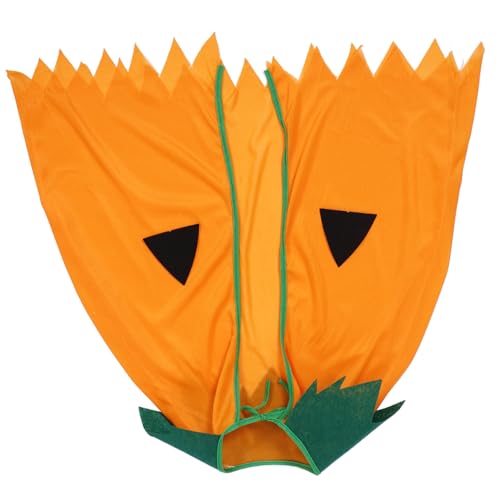 POPETPOP Halloween Umhang Kürbis Kostüm Cosplay Cape Einheitsgröße für Party Auftritte Halloween Feier Verkleidung von POPETPOP