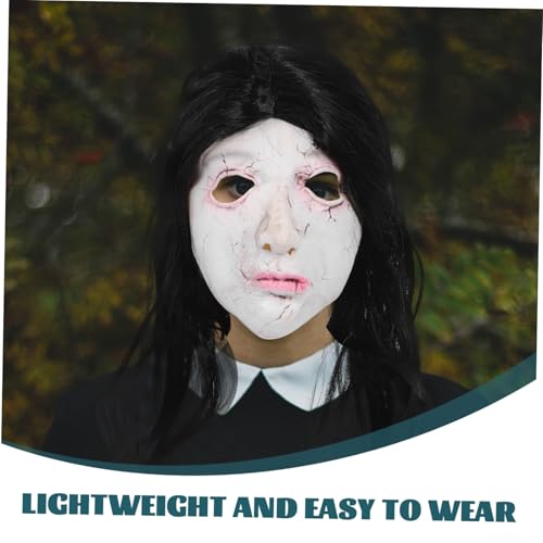 POPETPOP Halloween-horrormaske Für Erwachsene, Vollgesichts-kopfbedeckung, Weibliche -kopfbedeckung, Realistisches Maskenkostüm-zubehör, Gruselige Party-dekorationen, Rollenspiel, POPETPOP Halloween-horrormaske Für Erwachsene, Vollgesichts-kopfbedeckung, Weibliche -kopfbedeckung, Realistisches Maskenkostüm-zubehör, Gruselige Party-dekorationen, Rollenspiel, von POPETPOP
