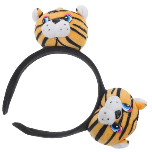 POPETPOP Halloween-tigerohr-stirnband: Niedliches Plüsch-tierhaarband Für Kinder, Dschungel-mottoparty, Cosplay, Karneval, Kostümzubehör POPETPOP Halloween-tigerohr-stirnband: Niedliches Plüsch-tierhaarband Für Kinder, Dschungel-mottoparty, Cosplay, Karneval, Kostümzubehör von POPETPOP