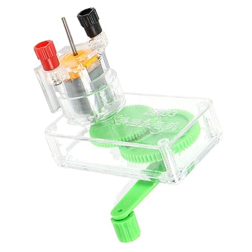 POPETPOP Handkurbelgenerator Tragbar für Physikalische Experimente DIY Stromgenerator für Schule und Unterricht Sichere und Stabile Stromerzeugung POPETPOP Handkurbelgenerator Tragbar für Physikalische Experimente DIY Stromgenerator für Schule und Unterricht Sichere und Stabile Stromerzeugung von POPETPOP