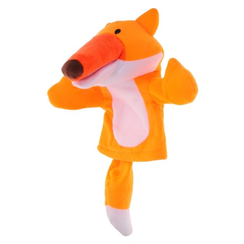 POPETPOP Handpuppe Fuchs Plüschtier Handspielzeug für Kinderfreundliches Lernspielzeug Tierisch Bunte Farben Kreatives Erzählspielzeug Eltern Junge Mädchen Interaktion POPETPOP Handpuppe Fuchs Plüschtier Handspielzeug für Kinderfreundliches Lernspielzeug Tierisch Bunte Farben Kreatives Erzählspielzeug Eltern Junge Mädchen Interaktion von POPETPOP