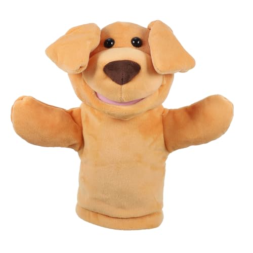 POPETPOP Handpuppe Hund Plüschspielzeug Handspielpuppe Kuscheliges Tierpuppen für Mädchen und Jungen Storytelling der Kommunikationsfähigkeiten POPETPOP Handpuppe Hund Plüschspielzeug Handspielpuppe Kuscheliges Tierpuppen für Mädchen und Jungen Storytelling der Kommunikationsfähigkeiten von POPETPOP