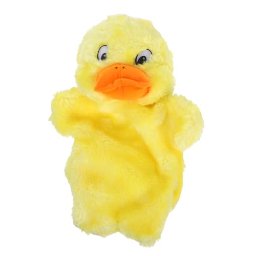 POPETPOP Handpuppe für Gelbe Ente Plüsch Stofftier Weiche Rollenspiel Requisiten für Geschichten Erzählen und Eltern Junge Mädchen Interaktion Geeignet POPETPOP Handpuppe für Gelbe Ente Plüsch Stofftier Weiche Rollenspiel Requisiten für Geschichten Erzählen und Eltern Junge Mädchen Interaktion Geeignet von POPETPOP