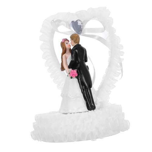 POPETPOP Hochzeitsfigur Statue aus Harz Hochzeitsdekoration für Hochzeitstorte und Multifunktionale Brautpaar Dekofigur Romantisches Hochzeitsornament für Besondere POPETPOP Hochzeitsfigur Statue aus Harz Hochzeitsdekoration für Hochzeitstorte und Multifunktionale Brautpaar Dekofigur Romantisches Hochzeitsornament für Besondere von POPETPOP