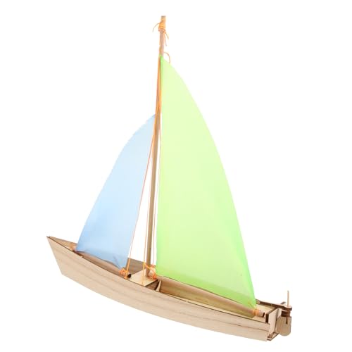 POPETPOP Holz Segelboot Bausatz DIY Bastelset für Vorgeschnittene Holzstücke und Stoffsegel Fördert Kreativität und Feinmotorik für Familienaktivitäten POPETPOP Holz Segelboot Bausatz DIY Bastelset für Vorgeschnittene Holzstücke und Stoffsegel Fördert Kreativität und Feinmotorik für Familienaktivitäten von POPETPOP
