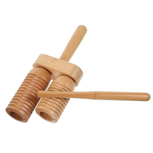 POPETPOP Holzblock Percussion Instrument für Rhythmusblock aus Buchenholz mit Mallet Doppeltöniger Musikspaß für Kleine Musiker für Kreative Musikausbildung POPETPOP Holzblock Percussion Instrument für Rhythmusblock aus Buchenholz mit Mallet Doppeltöniger Musikspaß für Kleine Musiker für Kreative Musikausbildung von POPETPOP