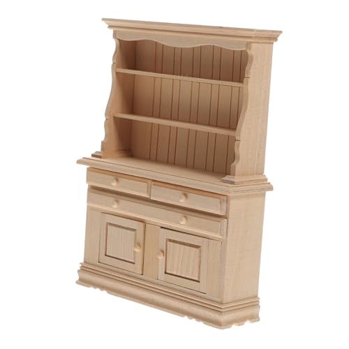 POPETPOP Holzschrank Modell für Miniaturhäuser Maßstab für DIY Projekte und Dekoration Langlebiges Material Detailgetreues Design für Kreative Gestaltung POPETPOP Holzschrank Modell für Miniaturhäuser Maßstab für DIY Projekte und Dekoration Langlebiges Material Detailgetreues Design für Kreative Gestaltung von POPETPOP