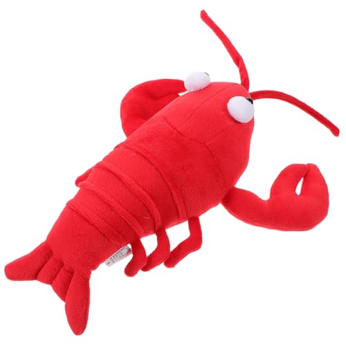 POPETPOP Hummerpuppe Stofftier mit rotem Hummer Marine Plüschspielzeug Hummer Stofftier Hummer-Plüschkissen Hummer-Stoffspielzeug gefälschte Krabbe Garnelen Stofftier Hummer Plüschtier POPETPOP Hummerpuppe Stofftier mit rotem Hummer Marine Plüschspielzeug Hummer Stofftier Hummer-Plüschkissen Hummer-Stoffspielzeug gefälschte Krabbe Garnelen Stofftier Hummer Plüschtier von POPETPOP