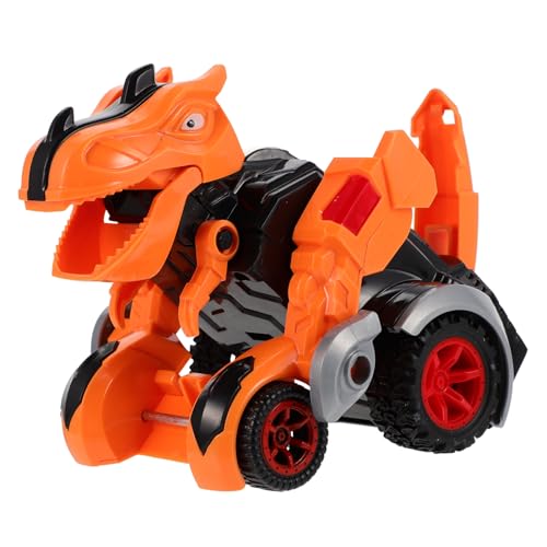 POPETPOP Inertiales Dinosaurier spielzeugauto zum Zurückziehen Robustes Kunststoffmodell Stoßfestes Transformationsfahrzeug Pädagogisches Auto für Jungen Ab Jahren Orange Design POPETPOP Inertiales Dinosaurier spielzeugauto zum Zurückziehen Robustes Kunststoffmodell Stoßfestes Transformationsfahrzeug Pädagogisches Auto für Jungen Ab Jahren Orange Design von POPETPOP