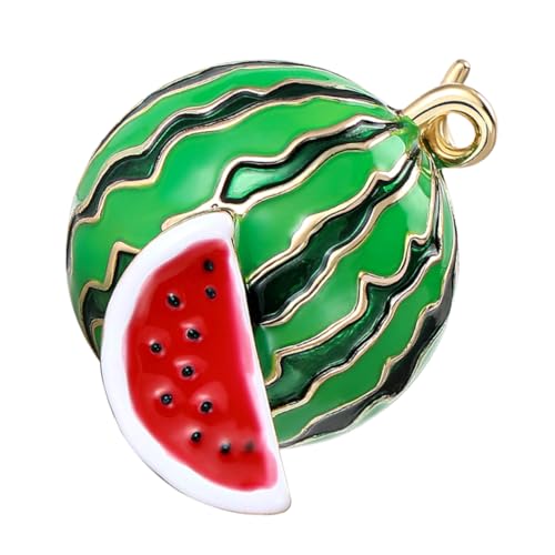 POPETPOP Jacke Brosche Frauen Brosche Süße Nadel Brosche Mit Wassermelone Hawaiianische Broschen Wassermelonen-pin-abzeichen Brosche Reversnadel Süße Anstecknadeln Legierung Green POPETPOP Jacke Brosche Frauen Brosche Süße Nadel Brosche Mit Wassermelone Hawaiianische Broschen Wassermelonen-pin-abzeichen Brosche Reversnadel Süße Anstecknadeln Legierung Green von POPETPOP