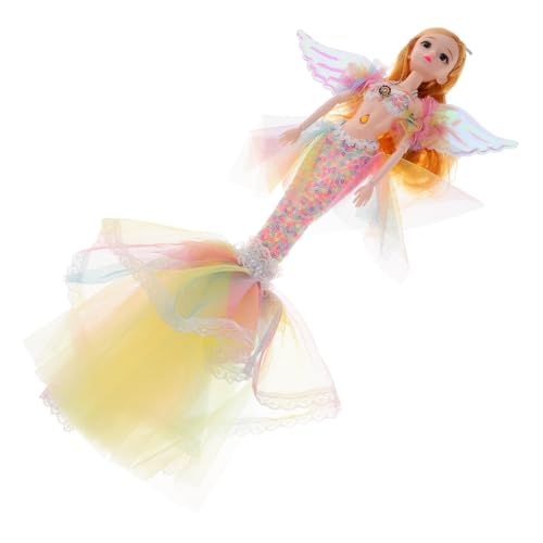 POPETPOP Kawaii Meerjungfrau Puppe Beweglich mit Anziehkleidung Realistische Meerjungfrau für Mädchen Detailreiche Bunte Meerjungfrauenpuppe als und Zimmerdeko POPETPOP Kawaii Meerjungfrau Puppe Beweglich mit Anziehkleidung Realistische Meerjungfrau für Mädchen Detailreiche Bunte Meerjungfrauenpuppe als und Zimmerdeko von POPETPOP