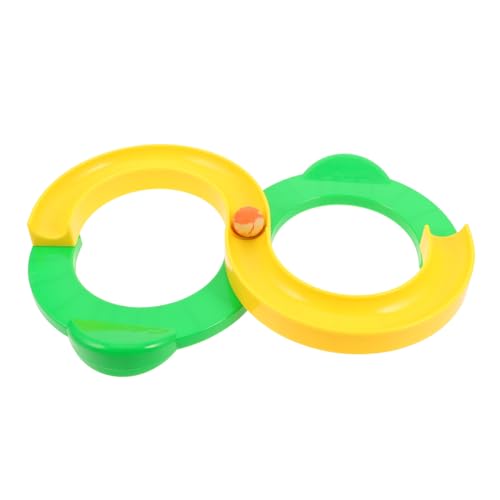 POPETPOP Kinderbahn Sensorisches Integrationstraining Reaktionstraining Plastikspielzeug Aufmerksamkeitsspielzeug Junge Zusammengebaute Bahn Zusammengebaute Bahn Plastikball Tracker von POPETPOP