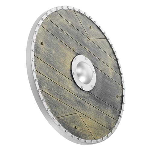 POPETPOP Kinderschild Kostüm Zubehör Robuster Kunststoff Schild für Bühne Piratenspiel Mittelalterliches Accessoire Party Dekoration und Cosplay Spielzeugschild für Kleinkinder von POPETPOP