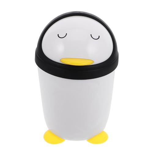 POPETPOP Kleiner Mülleimer für Süßer Pinguin Mülleimer für Badezimmer und Schreibtisch Abfallkorb aus Kunststoff für Kinderzimmer Leicht zu Reinigen und Pflegen POPETPOP Kleiner Mülleimer für Süßer Pinguin Mülleimer für Badezimmer und Schreibtisch Abfallkorb aus Kunststoff für Kinderzimmer Leicht zu Reinigen und Pflegen von POPETPOP