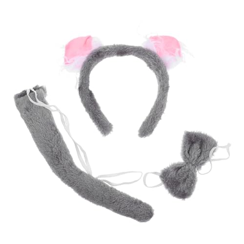 POPETPOP Koala Kostüm Set Tierohren Haarreifen und Cosplay Zubehör für Party Bühnenauftritt und Erwachsene von POPETPOP