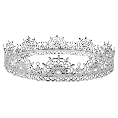 POPETPOP Königskrone Für Party Und Cosplay Vintage-krone Zum Geburtstag Hochzeit Und Halloween Leichtes Stirnband Mit Feinen Details POPETPOP Königskrone Für Party Und Cosplay Vintage-krone Zum Geburtstag Hochzeit Und Halloween Leichtes Stirnband Mit Feinen Details von POPETPOP