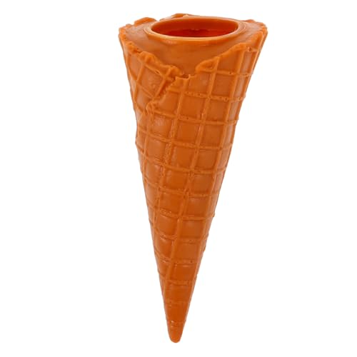 POPETPOP Künstliches Eiswaffel Modell aus Stabilem PVC Realistische Simulation Farbenfrohes Display für Laden Fotoshooting und Heimdekoration Vielseitiger Kunst Eistüten Requisit POPETPOP Künstliches Eiswaffel Modell aus Stabilem PVC Realistische Simulation Farbenfrohes Display für Laden Fotoshooting und Heimdekoration Vielseitiger Kunst Eistüten Requisit von POPETPOP