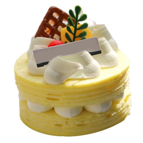 POPETPOP Künstliches Kuchenmodell für Fotografie Simulationskuchen Dekoration für Hochzeit Party und Schaufenster Realistisches Dessertmodell von POPETPOP