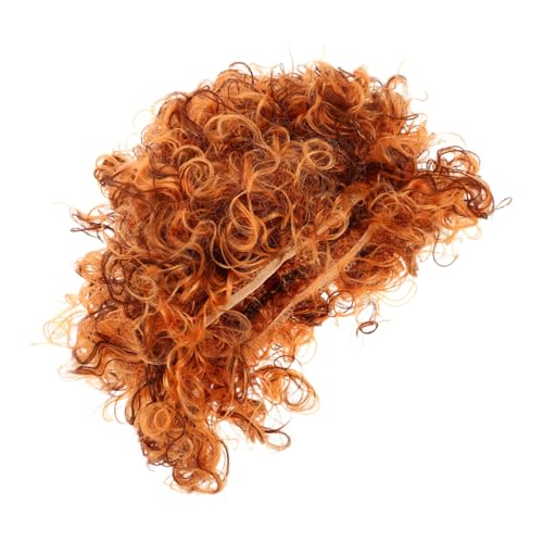 POPETPOP Kurze Afro Perücke mit Natürlichen Locken Synthetische Kurze Lockenperücke für Schwarze Frauen Pflegeleicht Stylisch und Vielseitig für Alltag Party Cosplay von POPETPOP