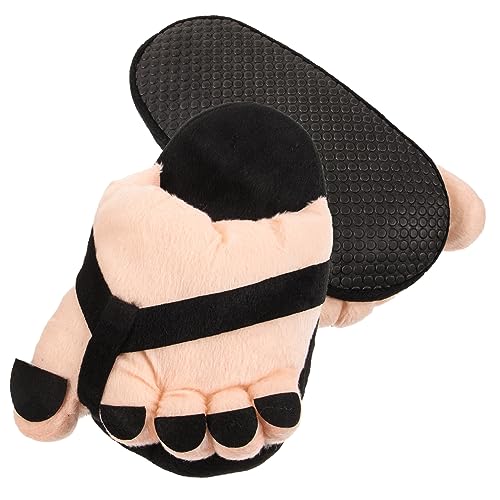 POPETPOP Lustige Halloween Kostüm Hausschuhe Riesen Füße Slipper für Cosplay Party Fasching Karneval Unisex Schuhüberzieher Langlebig und Leicht zu Reinigen von POPETPOP