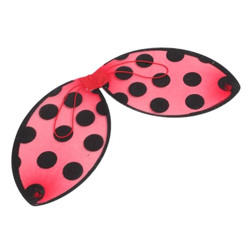 POPETPOP Marienkäfer Flügel für Faltbar aus Mesh Sicheres Rotes Kostümzubehör für Fasching Party und Bühnenauftritte Atmungsaktiv und Leicht für Junge Mädchen und Ladybug Zufällige Farbe von POPETPOP