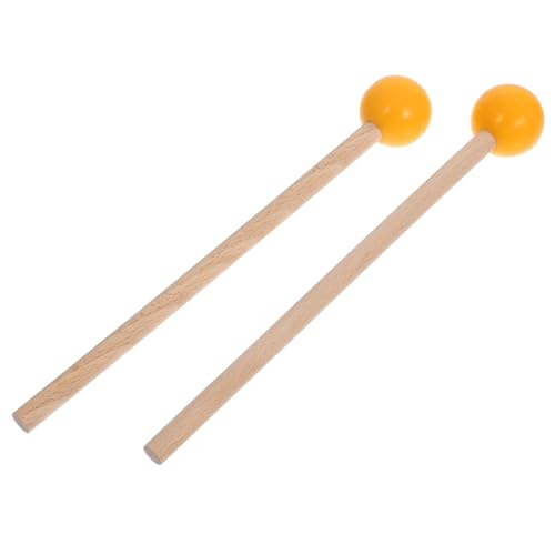 POPETPOP Marimbahammer mit Gummikopf und Holzgriff Vielseitige Percussion schlägel für Glockenspiel Xylophon Präziser Klang für Schule Konzert und Übung von POPETPOP