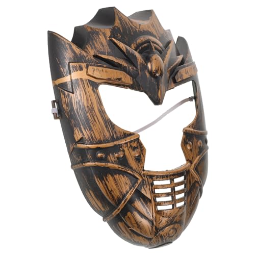 POPETPOP Masquerade Cosplay Maske aus Leichtem Kunststoff Langlebig und Komfortabel Dekorative Halloween Gesichtsmaske für Männer Modisches Party Accessoire mit Einzigartigem Design POPETPOP Masquerade Cosplay Maske aus Leichtem Kunststoff Langlebig und Komfortabel Dekorative Halloween Gesichtsmaske für Männer Modisches Party Accessoire mit Einzigartigem Design von POPETPOP