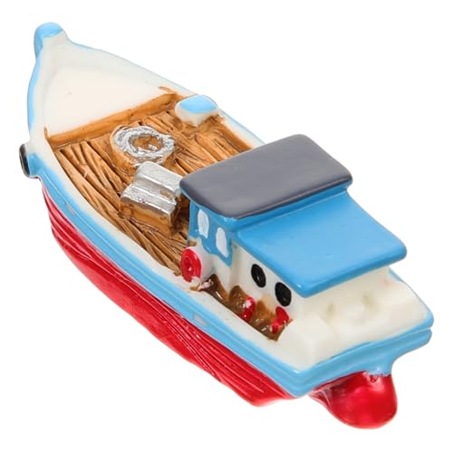 POPETPOP Mediterrane Bootsornamente Puppenhausboot Miniatur-Landschaftsbauboot Mini-Segelboot-Modell Fischerboot-Ornament Miniboot Miniatur-Segelboote Boot Figur Harz POPETPOP Mediterrane Bootsornamente Puppenhausboot Miniatur-Landschaftsbauboot Mini-Segelboot-Modell Fischerboot-Ornament Miniboot Miniatur-Segelboote Boot Figur Harz von POPETPOP