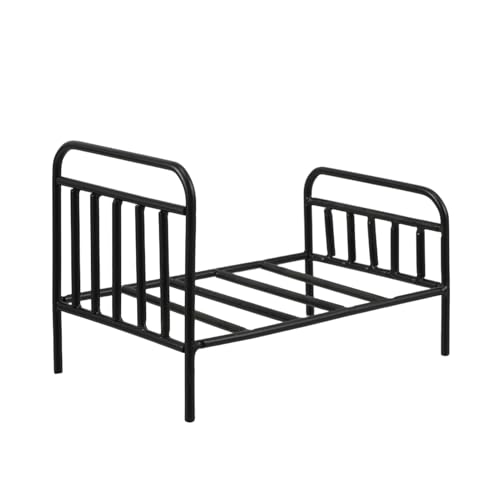 POPETPOP Metall Bettrahmen für Puppenhausmöbel Dekorativer Blumentopfständer Elegantes Design für Schlafzimmer und Wohnzimmer Charmantes Deko Element POPETPOP Metall Bettrahmen für Puppenhausmöbel Dekorativer Blumentopfständer Elegantes Design für Schlafzimmer und Wohnzimmer Charmantes Deko Element von POPETPOP