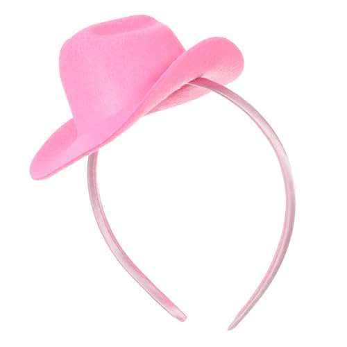POPETPOP Mini Cowgirl Hut Haarband Elastisch Polyester Damen Cowboy Stirnband Party Karneval Cosplay Kopfschmuck POPETPOP Mini Cowgirl Hut Haarband Elastisch Polyester Damen Cowboy Stirnband Party Karneval Cosplay Kopfschmuck von POPETPOP