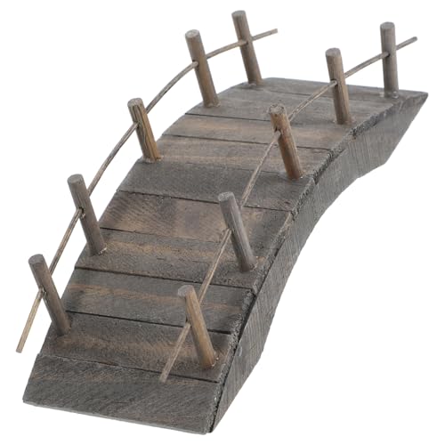 POPETPOP Mini Holzbogenbrücke für Puppenhaus Dekoration Lange DIY Gartenbrücke für Szenen Vielseitige Verzierungen für Puppenhäuser und Landschaften Elegantes Design POPETPOP Mini Holzbogenbrücke für Puppenhaus Dekoration Lange DIY Gartenbrücke für Szenen Vielseitige Verzierungen für Puppenhäuser und Landschaften Elegantes Design von POPETPOP