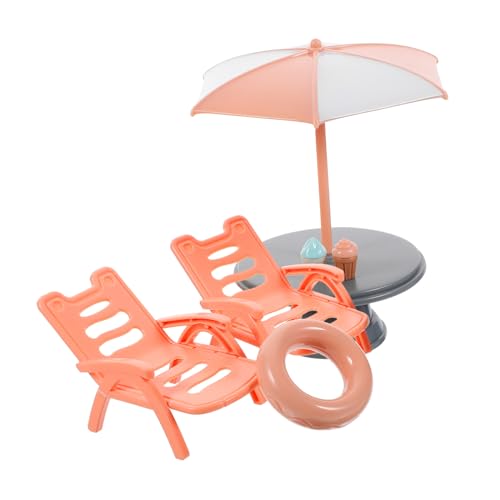 POPETPOP Miniatur Strandstuhl und Sonnenschirm Set aus Detailgetreues Puppenhaus Zubehör für Fördert Fantasie und Kognitive Fähigkeiten für Mikrolandschaften und Wohnungsdekoration POPETPOP Miniatur Strandstuhl und Sonnenschirm Set aus Detailgetreues Puppenhaus Zubehör für Fördert Fantasie und Kognitive Fähigkeiten für Mikrolandschaften und Wohnungsdekoration von POPETPOP