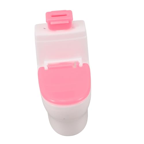 POPETPOP Miniatur Toilettenpapierhalter Puppenhaus Toilette Realistische Miniatur Toilettenartikel Puppenhauszubehör für Mädchen Kreatives Rollenspiel Badezimmerdekoration von POPETPOP