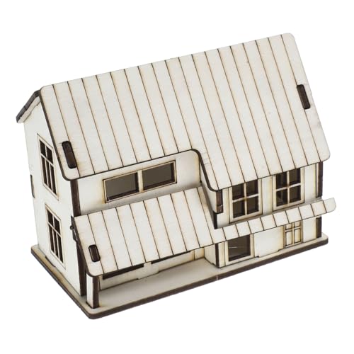 POPETPOP Miniaturhaus Weihnachtshaus-dorfdekoration Rustikale Villa-modellbausätze Modell Eines Spielzeughauses Montagehaus-Puzzle Weihnachtsdorf Selber Machen Modell Montagehaus Beige Holz POPETPOP Miniaturhaus Weihnachtshaus-dorfdekoration Rustikale Villa-modellbausätze Modell Eines Spielzeughauses Montagehaus-Puzzle Weihnachtsdorf Selber Machen Modell Montagehaus Beige Holz von POPETPOP