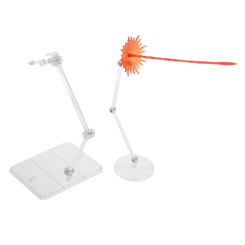 POPETPOP Modell mit Ständern Displayhalter für Actionfiguren Kompatibel mit Gundam Modellen Stabile Figurenhalterung für Miniatur Ornamente Rote Energie Dekoration POPETPOP Modell mit Ständern Displayhalter für Actionfiguren Kompatibel mit Gundam Modellen Stabile Figurenhalterung für Miniatur Ornamente Rote Energie Dekoration von POPETPOP