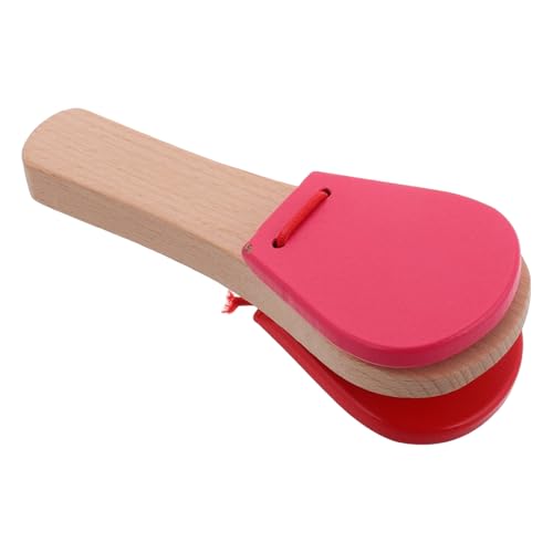 POPETPOP Musikalisches Kastagnetten Instrument für Ergonomisches Design Langlebige Holzbauweise für Frühe Bildung und Orff Musik von POPETPOP