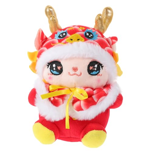 POPETPOP Neujahrsmaskottchen Puppe Drachen Zeug chinesische neujahrsdrachendekoration chinesisches neujahr stofftier Drachen-Kuscheltiere Drache des neuen Jahres Flanell POPETPOP Neujahrsmaskottchen Puppe Drachen Zeug chinesische neujahrsdrachendekoration chinesisches neujahr stofftier Drachen-Kuscheltiere Drache des neuen Jahres Flanell von POPETPOP