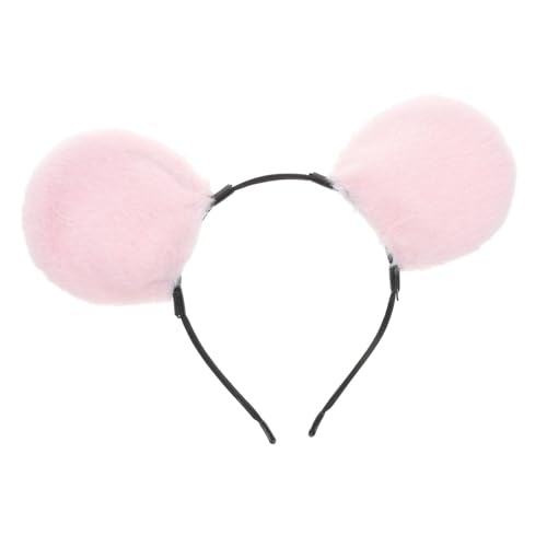 POPETPOP Niedliches Mausohren Haarband Plüsch Stirnband für Damen Mädchen Halloween Kostüm Tierohren Kopfbedeckung Langlebig für Party Cosplay POPETPOP Niedliches Mausohren Haarband Plüsch Stirnband für Damen Mädchen Halloween Kostüm Tierohren Kopfbedeckung Langlebig für Party Cosplay von POPETPOP