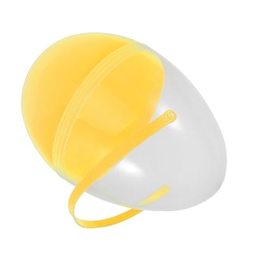 POPETPOP Ostereier Klare Eier, befüllbares Ornament leere eier zum füllen Große Eier Rieseneier für Ostern Plastikeier mit Griffen Eierhalter in Hasenform pp Yellow POPETPOP Ostereier Klare Eier, befüllbares Ornament leere eier zum füllen Große Eier Rieseneier für Ostern Plastikeier mit Griffen Eierhalter in Hasenform pp Yellow von POPETPOP