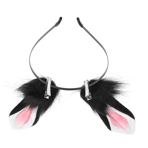 POPETPOP Plüsch Hasenohren Haarreif Damen Cosplay Haarband Leicht Komfortabel Einheitsgröße Karneval Ostern Kostüm Party Kopfschmuck von POPETPOP